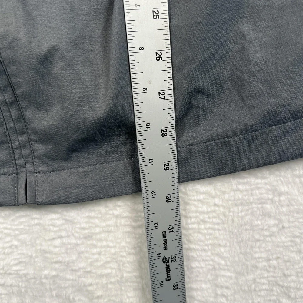 TravisMathew Jacket Mens Large Gray Full‎ Zip Lightweight Golf Windbreaker